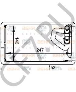 27140CA000 INFINITI Теплообменник, отопление салона в городе Екатеринбург