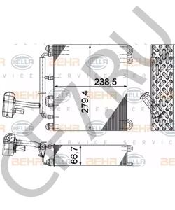77 01 042 182 RENAULT TRUCKS Испаритель, кондиционер в городе Екатеринбург