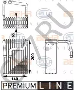 64119134630 ALPINA Испаритель, кондиционер в городе Екатеринбург