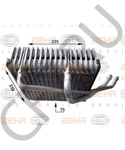 1J2 820 024 A SKODA Испаритель, кондиционер в городе Екатеринбург