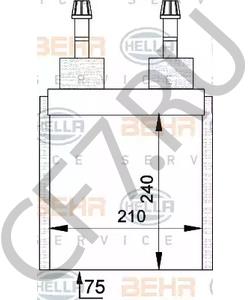 1061255 MAZDA Испаритель, кондиционер в городе Екатеринбург