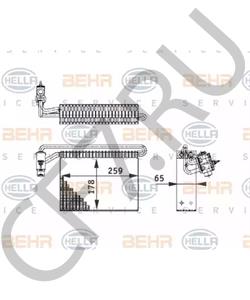 64 11 8 384 251 ALPINA Испаритель, кондиционер в городе Екатеринбург