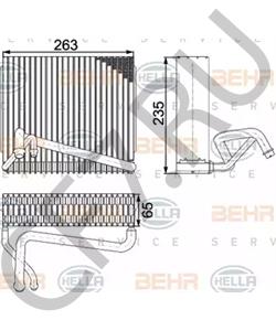 2E0 820 091 A SKODA Испаритель, кондиционер в городе Екатеринбург