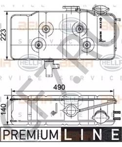 4210 7120 IVECO Компенсационный бак, охлаждающая жидкость в городе Екатеринбург