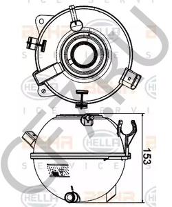1K0121407A JEEP Компенсационный бак, охлаждающая жидкость в городе Екатеринбург