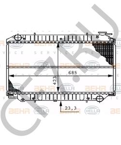 21410-9C600 LDV Радиатор, охлаждение двигателя в городе Екатеринбург