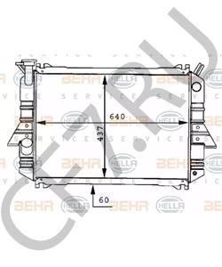 21400G9604 AWD Радиатор, охлаждение двигателя в городе Екатеринбург
