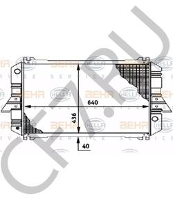 21400-G9500 EBRO Радиатор, охлаждение двигателя в городе Екатеринбург