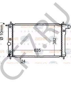 96182261 ZAZ Радиатор, охлаждение двигателя в городе Екатеринбург