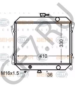 2141005B00 AWD Радиатор, охлаждение двигателя в городе Екатеринбург