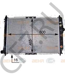 5490779 CHEVROLET (SGM) Радиатор, охлаждение двигателя в городе Екатеринбург