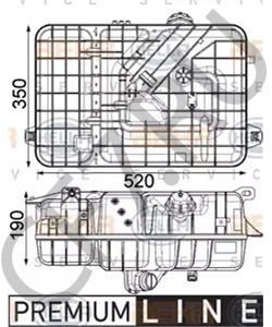 A9605014203 DAIMLER Компенсационный бак, охлаждающая жидкость в городе Екатеринбург