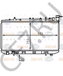 2141062Y01 AWD Радиатор, охлаждение двигателя в городе Екатеринбург