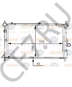 1300 103 LDV Радиатор, охлаждение двигателя в городе Екатеринбург