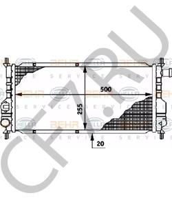 ADU9098 ROVER/TRIUMPH/AUSTIN Радиатор, охлаждение двигателя в городе Екатеринбург