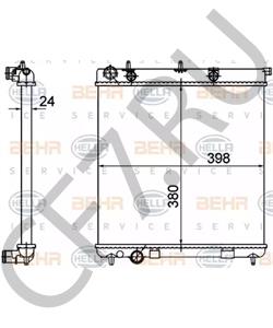 1330N6 MORGAN Радиатор, охлаждение двигателя в городе Екатеринбург