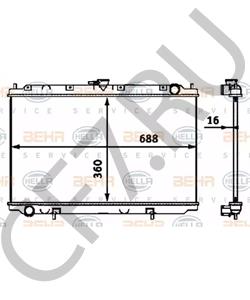 214109F500 AWD Радиатор, охлаждение двигателя в городе Екатеринбург