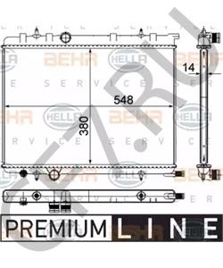 9647420880 PEUGEOT (DF-PSA) Радиатор, охлаждение двигателя в городе Екатеринбург