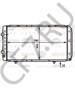 1329227080 Fiat/Alfa Romeo/Lancia Радиатор, охлаждение двигател в городе Екатеринбург