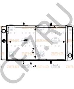 ADU9170 ROVER/TRIUMPH/AUSTIN Радиатор, охлаждение двигателя в городе Екатеринбург