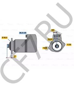 51262017159 TEMSA Стартер в городе Екатеринбург