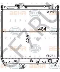 17700-56B00 SANTANA Радиатор, охлаждение двигателя в городе Екатеринбург