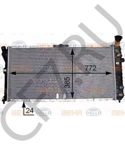 9031254 BUICK (SGM) Радиатор, охлаждение двигателя в городе Екатеринбург