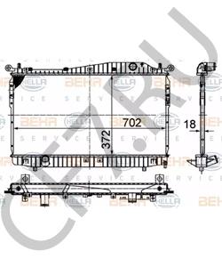 9023007 CHEVROLET (SGM) Радиатор, охлаждение двигателя в городе Екатеринбург