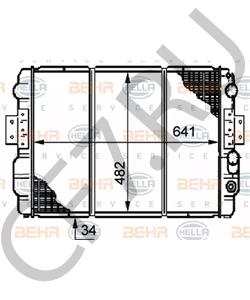 93824070 ZASTAVA Радиатор, охлаждение двигателя в городе Екатеринбург