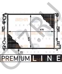 14750600 MORGAN Радиатор, охлаждение двигателя в городе Екатеринбург