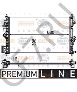 13241726 BUICK (SGM) Радиатор, охлаждение двигателя в городе Екатеринбург