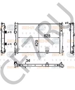 21400JD71A AWD Радиатор, охлаждение двигателя в городе Екатеринбург