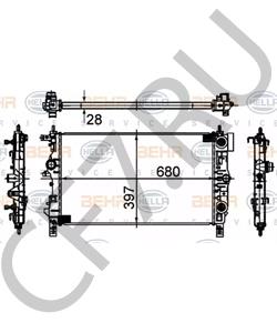 13311079 BUICK (SGM) Радиатор, охлаждение двигателя в городе Екатеринбург