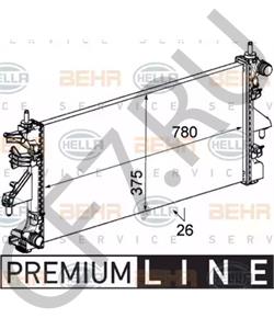 1340359080 CITROËN (DF-PSA) Радиатор, охлаждение двигателя в городе Екатеринбург