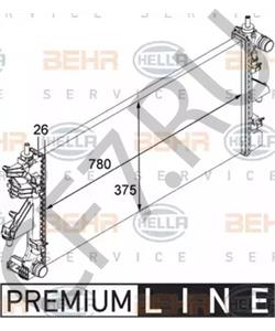 1330Q3 CITROËN (DF-PSA) Радиатор, охлаждение двигателя в городе Екатеринбург