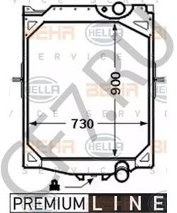 811 2566 TERBERG-BENSCHOP Радиатор, охлаждение двигателя в городе Екатеринбург