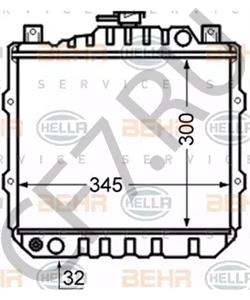17700-84200 MARUTI Радиатор, охлаждение двигателя в городе Екатеринбург