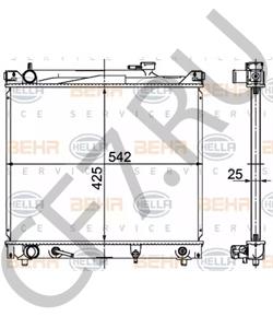 1770077E30 Dar Радиатор основной SUZUKI ESCUDO / GRAND VITARA J20A / H20A / H25A 94-04 в городе Екатеринбург