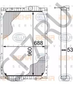 170922911 SOLARIS Радиатор, охлаждение двигателя в городе Екатеринбург