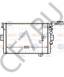 99487905 ASTRA Радиатор, охлаждение двигателя в городе Екатеринбург