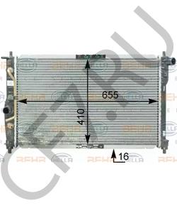 P96182260 ZAZ Радиатор, охлаждение двигателя в городе Екатеринбург