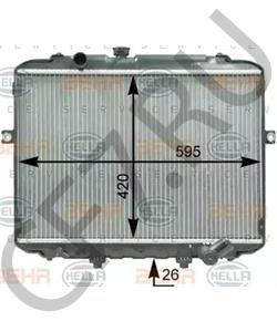 253104B001 SAMSUNG Радиатор СОД Porter, в городе Екатеринбург