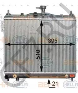 253101C350 MOBIS радиор системы охлаждения! АКПП\ Hyundai Getz 1.6 02> в городе Екатеринбург