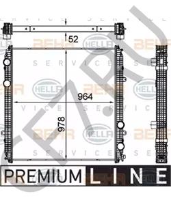 BHT 75084 Freightliner Радиатор, охлаждение двигателя в городе Екатеринбург