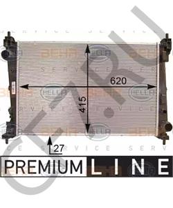55700617 ABARTH Радиатор, охлаждение двигателя в городе Екатеринбург