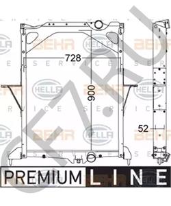20517350 TERBERG-BENSCHOP Радиатор, охлаждение двигателя в городе Екатеринбург
