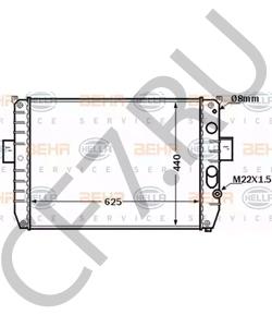 938.18439 ZASTAVA Радиатор, охлаждение двигателя в городе Екатеринбург