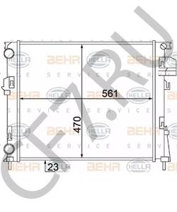 4414161 BARREIROS Радиатор, охлаждение двигателя в городе Екатеринбург