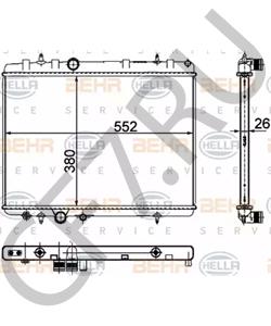 133322 CITROËN/PEUGEOT Радиатор, охлаждение двигателя в городе Екатеринбург