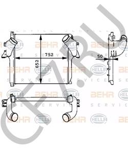A9425010301 DAIMLER Интеркулер в городе Екатеринбург